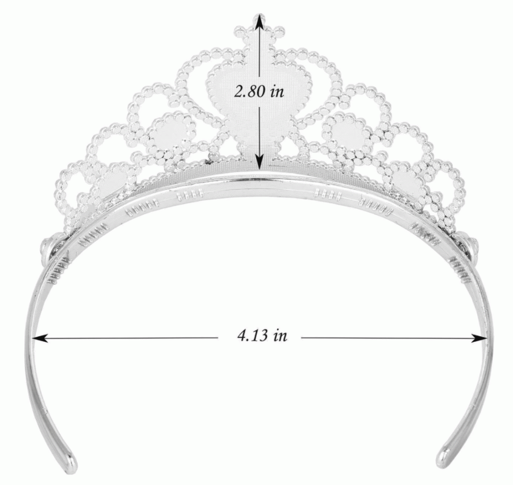 Prinsessen Tiara - Kroon - 10-pack - Traktatie - Verjaardag Kind - Verkleedkleren Meisje - Roze - Afbeelding 2